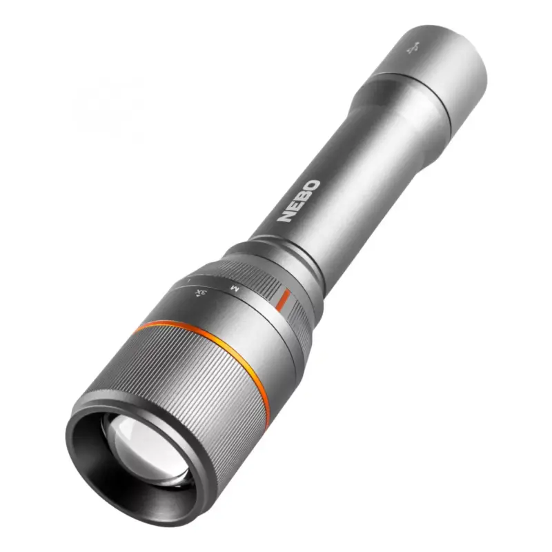 Legkelendőbb NEBO NEB-FLT-0021-G Davinci 3500 zseblámpa, 3500 lm - 70 lm, 4 funkció, IP67, 3x zoom, PowerBank funkció, 4500 mAh, NEB-FLT-0021-G
