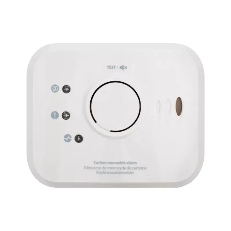 Outlet FireAngel NM-CO-10X-INT szén-monoxid vészjelző, beépített, nem cserélhető lítium elem, 10 év várható üzemidő, W2-modulal hálózatba kapcsolható, fehér, NM-CO-10X-INT