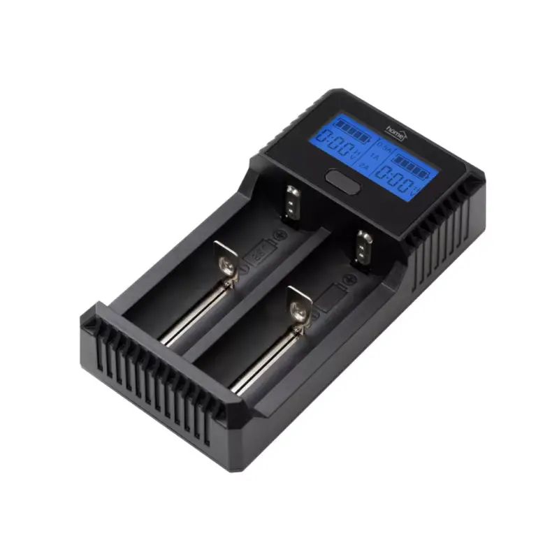 Vásárlói kedvenc Home SBC 2 akkumulátortöltő, Li-ion és Ni-Mh akkumulátorok töltésére, rövidzárlat elleni védelem, powerbank funkció, fordított polaritás érzékelés, SBC_2