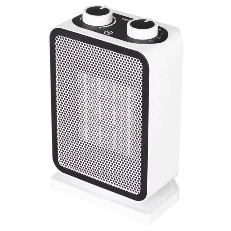 Alacsony ár Home FK 51 álló elektromos kerámia fűtőtest, 1000W/1500W, oszcillálás,mechanikus termosztát,fehér/fehér
