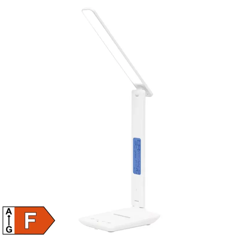 Kiárusítás Home LA 10 Q asztali lámpa vezeték nélküli töltővel, 600 lm, 6 W, 5 fokozat, vezeték nélküli Qi töltő (max. 10 W)