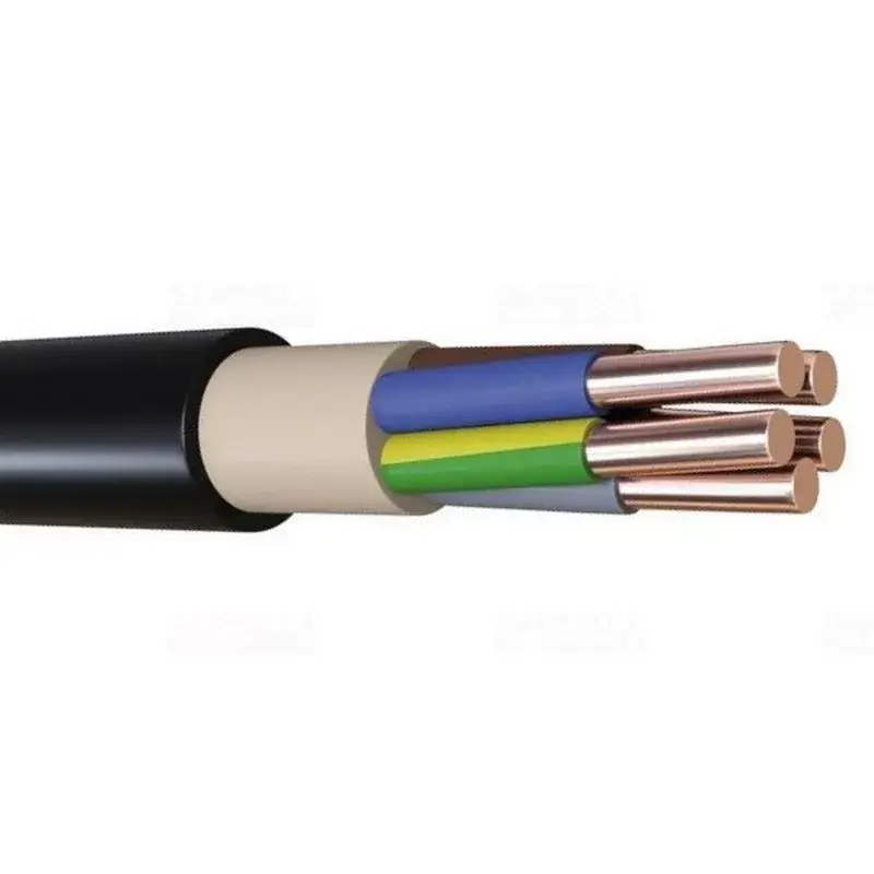 PVC szigetelésű földkábel réz vezetővel NYY-J 5x6 mm2 /vágható/ Vedd meg most
