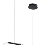 Nézd meg most Rábalux 72269 Montema Beltéri lámpa Függeszték fekete, fehér LED 40, természetes fehér (3500-5000 K), IP20