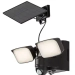 Rábalux 77091 Leszno Kültéri lámpa Napelemes lámpa fekete, fehér LED 10, természetes fehér (3500-5000 K), IP54 Ajánlat