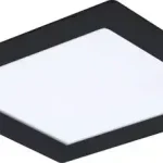 Rábalux 71231 Shaun2 Beltéri lámpa Ráépíthető és Beépíthető lámpa fekete, fehér LED 18, meleg fehér (2700-3000K), IP20 Árengedmény