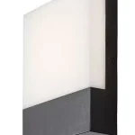 Utolsó esély Rábalux 77097 Gimone Kültéri lámpa Kültéri fali lámpa fekete, fehér LED 10, természetes fehér (3500-5000 K), IP44