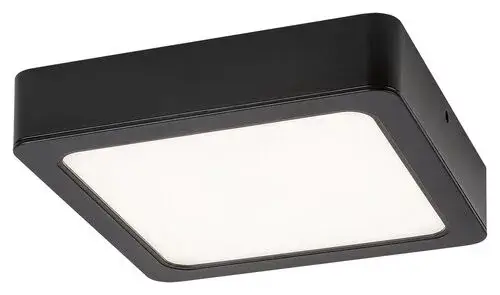 Rábalux 71213 Shaun2 Beltéri lámpa Ráépíthető és Beépíthető lámpa fekete, fehér LED 7, meleg fehér (2700-3000K), IP20 Legkelendőbb