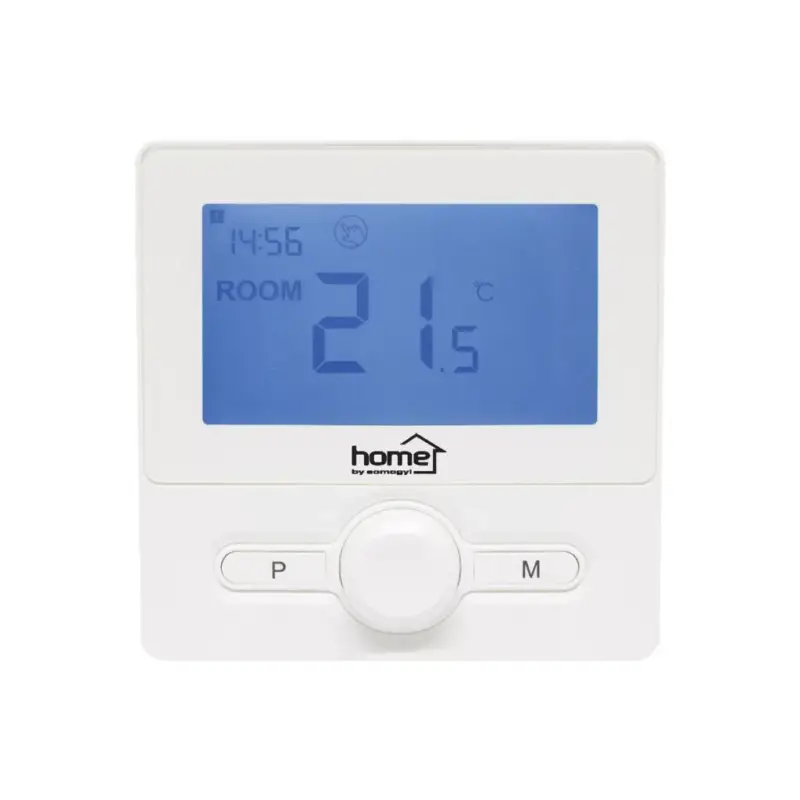 Home THE25W digitális termosztát, falra szerelhető, programozható, ablaknyitás-érzékelés, fagyvédelmi funkció, fehér Olcsó