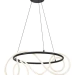 Rábalux RBL72191 Montema Beltéri lámpa Függeszték fekete, fehér LED 54 IP20 Vásárlói kedvenc