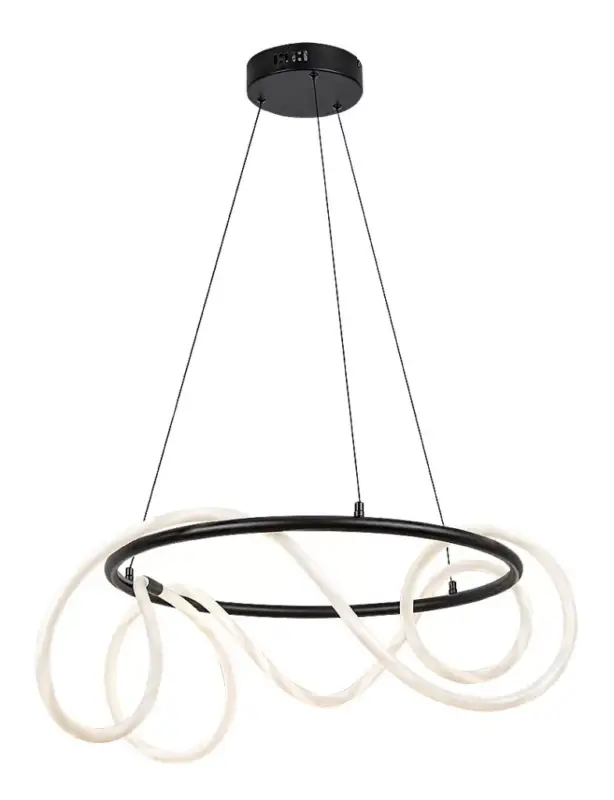 Rábalux RBL72191 Montema Beltéri lámpa Függeszték fekete, fehér LED 54 IP20 Vásárlói kedvenc