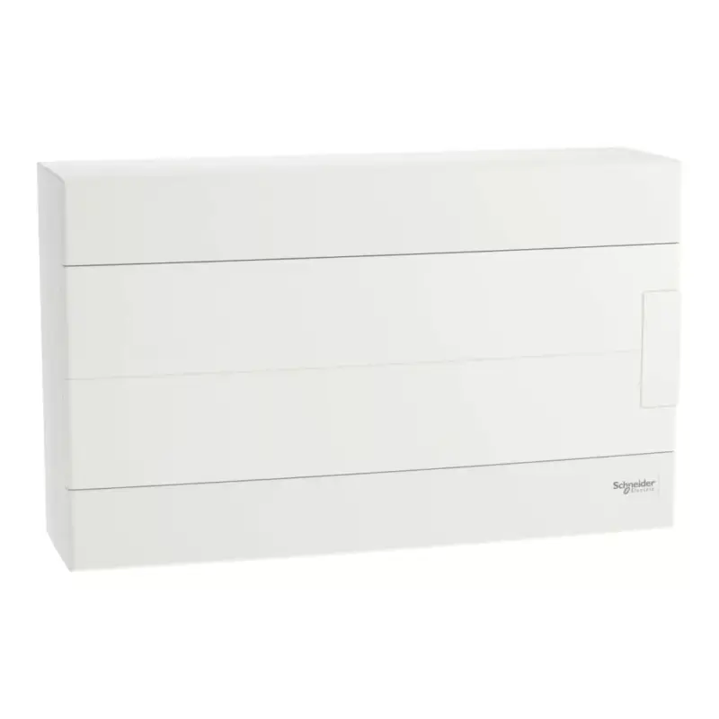 Expressz kézbesítés Schneider EASY9 EU Kiselosztó, 18 modul, PE+N sínnel, teli ajtóval, falon kívüli EZ9EUD118