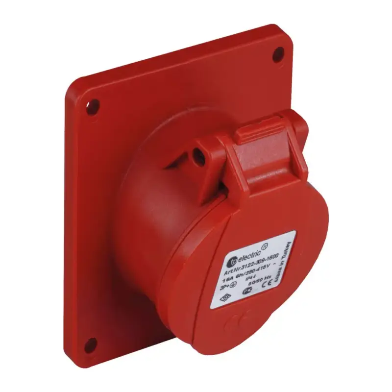 TP Electric 5x32A - Beépíthető dugalj (rugós - gyors bekötésű) (IP44) 3007-309-1600 Különleges ajánlat