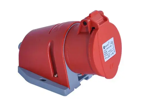 Végkiárusítás TP Electric 5x32A - Felületre rögzíthető dugalj- 83x90 alap (IP44) 3107-307-1600