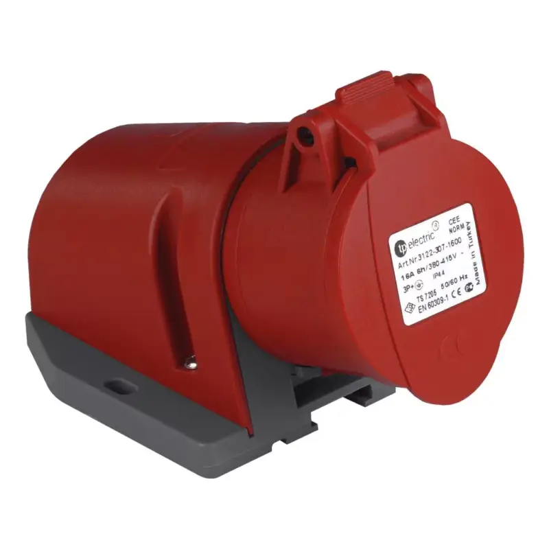 TP Electric 4x32A - Felületre rögzíthető dugalj- 83x90 alap (IP44) 3126-307-1600 Biztonságos vásárlás
