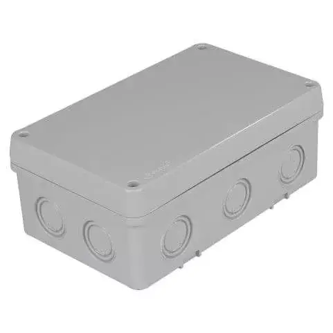 TP Electric Kötődoboz 110x180x70 IP67 perforált oldalfalú, teli tető, 10db kikönnyítés 3310-214-0600 Legkelendőbb