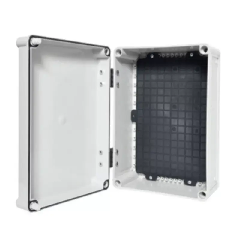 Azonnal elérhető TP Electric Kötődoboz, ABS, IP67, teli nyitható tető zsanérral 250x360x150 3310-234-0600