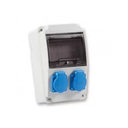 Expressz kézbesítés TP Electric Ipari doboz szerelt 130x220 2x(2P+F) előlapon 3318-200-0000