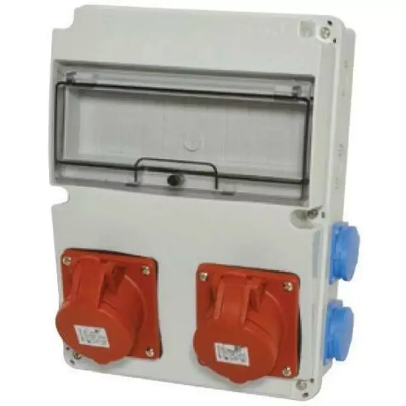 Vedd meg most TP Electric Ipari doboz szerelt 220x300 2x(5P16A)+4x(2P+F)oldalsó IP44 3320-004-5500