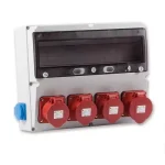 TP Electric Szerelt ipari doboz 360×300mm 18modul(5×16A-IP44)×3+(5×32A-IP44)×1+(1×16A)×2 3323-002-5371 Biztonságos vásárlás
