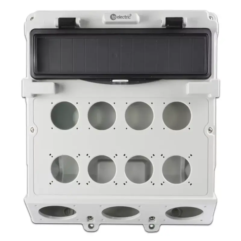 Vásárlói kedvenc TP Electric Ipari üres doboz 300x340 mm, IP44, 8x(2P+F)+3x(75x75)szerelvényekhez előkészített 3610-000-0000