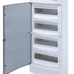 Különleges ajánlat Tehnoplast Falon kívüli kiselosztó doboz, C sorozat, 48 modulos, átlátszó ajtó, 4 soros, 287x653x112 mm,IP40 THP-N48C