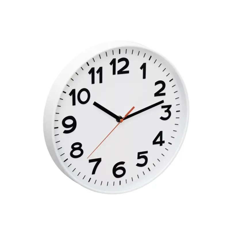 Home AWC300WH fali óra, üveg előlap, kontrasztos, jól leolvasható számlap, 1xAA elem tápellátás, átmérő 300mm Korlátozott ajánlat