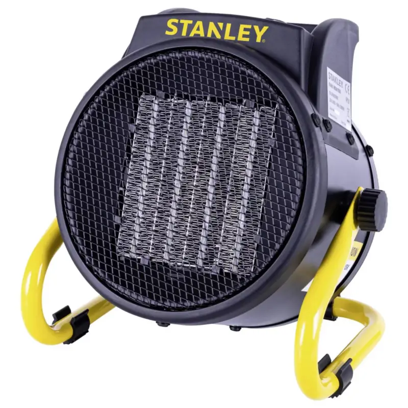 Azonnal elérhető STANLEY SXJH002000E PTC fűtőtest, 2000 W, 2 fokozat, fém ház, termosztát, túlmelegedés elleni védelem