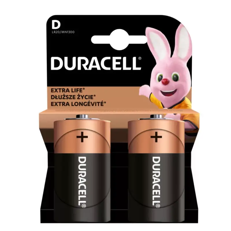 Duracell LR20 10PP110033 góliát (D) alkáli elem, 1,5 V feszültség, 2db/bliszter Akciós ár