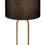 Rábalux 74044 Domiro Beltéri lámpa, Asztali lámpa, arany-fekete E27LED 8+ E27 1X MAX 60, IP20 Legjobb ár