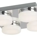 Rábalux 5664 Hilary Beltéri lámpa, Spotlámpa, króm-fehér LED 20, IP20 Szuper akció