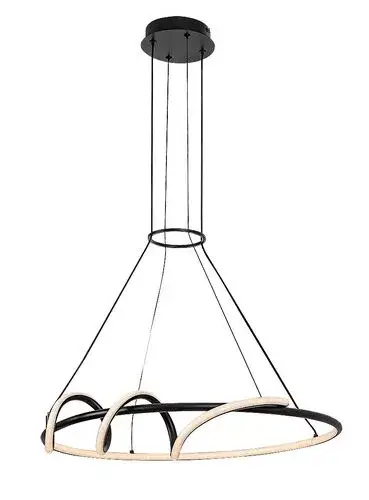 Rábalux 72022 Menazi Beltéri lámpa, Függeszték, fekete-fehér LED 46, IP20 Gyors szállítás