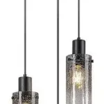 Alacsony ár Rábalux 72038 Fumea Beltéri lámpa, Függeszték, fekete-füstös E27E27 3x MAX 60, IP20