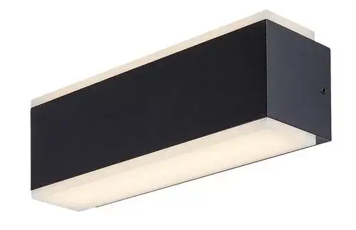 Népszerű Rábalux 77114 Mataro Kültéri lámpa, Kültéri fali lámpa, fekete-fehér LED 12, IP54