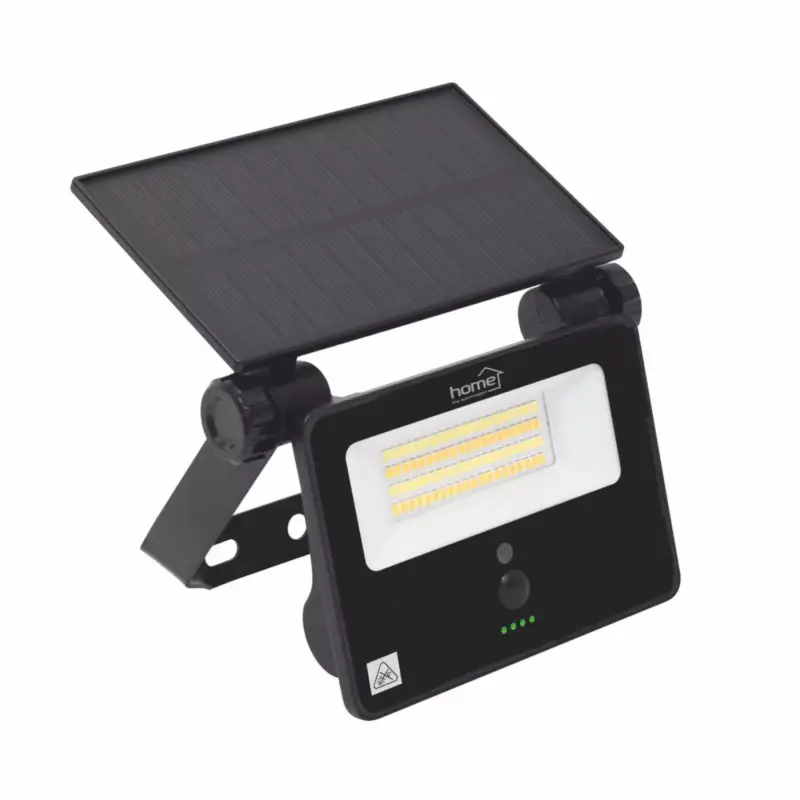 Ajánlat HOME FLP1101SOLAR napelemes LED reflektor, 28 db SMD LED, 1100 lumen, 3 féle színhőmérséklet, mozgásérzékelő, távirányító, IP65