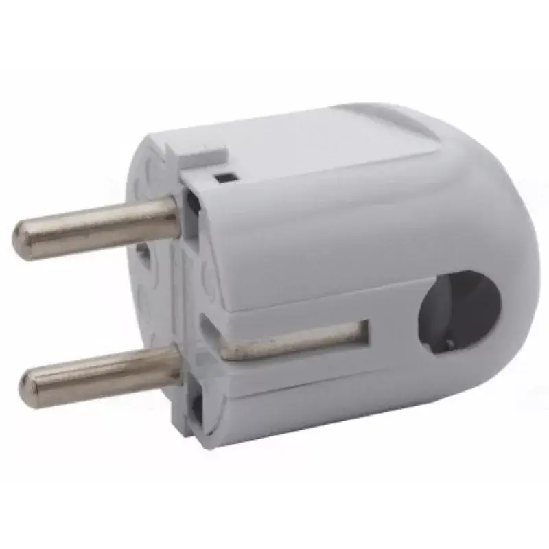 Legrand dugvilla 054365 Földelt csatlakozódugó 16A, 230V, műanyag, fehér, oldalsó kivezetéssel Árengedmény
