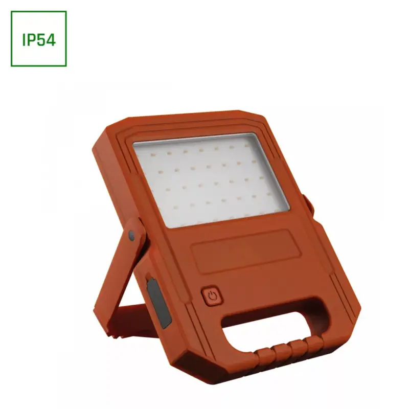 Újdonság NOCTIS SOLARIS TECHNIC napelemes LED-reflektor, 120°, IP54, 10 W, Hideg fehér, narancssárga SLI051001CW SpectrumLED