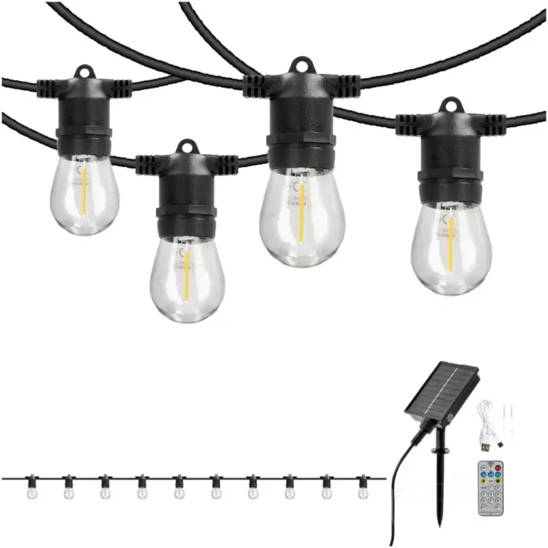 Solar garland LED STARLIGHT NEO 10m 10x0,042W E27 LED2B KOBI-004521 SpectrumLED Legjobb ár