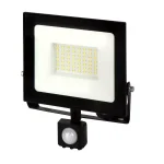 LUMINO mozgásérzékelős LED-reflektor, 120°, IP44, 50 W, Természetes fehér, fekete LL-203389 LED line Ajánlat