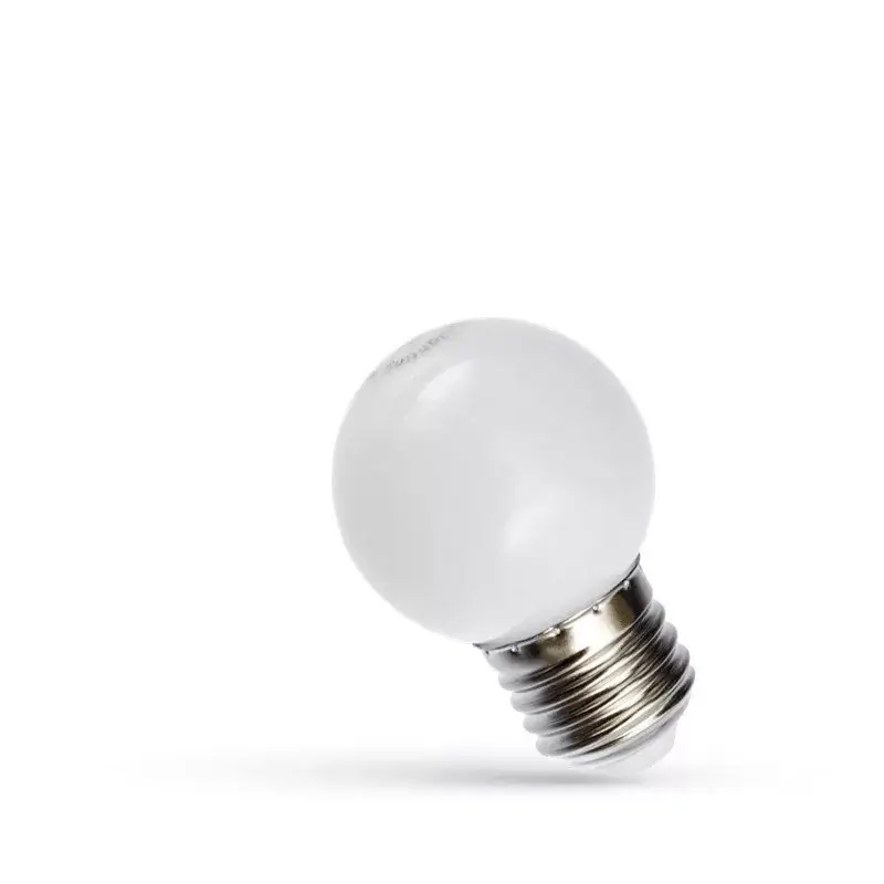 E27 LED-fényforrás, 1 W, Hideg fehér CW 6000K 55lm, WOJ11794_1W SpectrumLED Újdonság