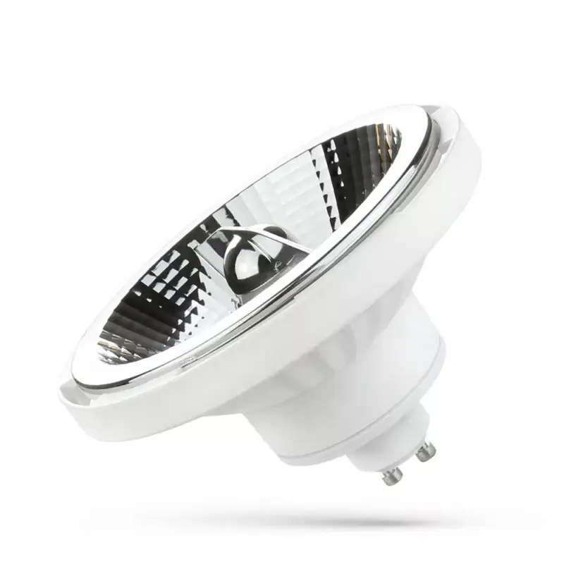 Alacsony ár AR111 GU10 LED-fényforrás, 12 W, Hideg fehér, fehér, 5 év garancia CW 6000K 1250lm, WOJ14565 SpectrumLED
