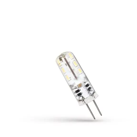 G4 LED-fényforrás 12 V, 1,5 W, Meleg fehér WW 3000K 95lm, WOJ13117 SpectrumLED Olcsó
