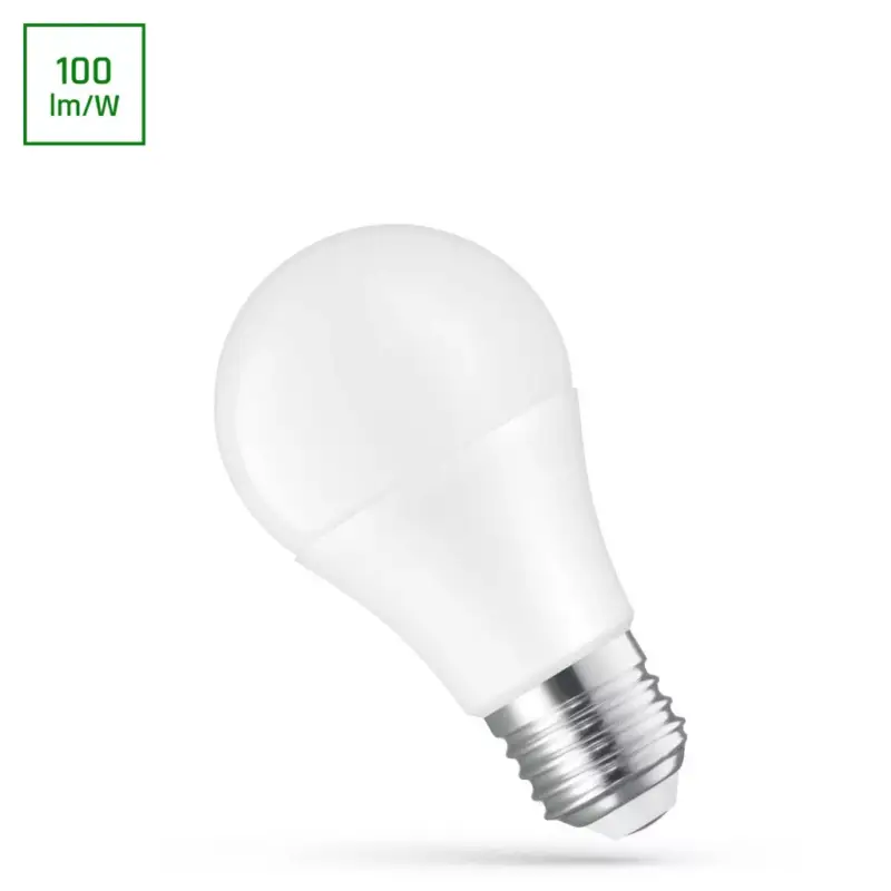 E27 LED-fényforrás, 8.5 W, Meleg fehér WW 3000K 850lm, WOJ14657 SpectrumLED Olcsóbb