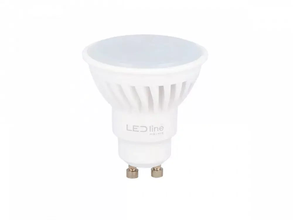 Vedd meg most GU10 LED-fényforrás, 7 W, Hideg fehér, 5 év garancia CW 6500K 1000lm, LL-240737-II LED line