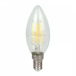 Árcsökkenés E14 LED-fényforrás, 6 W, filament, Természetes fehér NW 4000K 720lm, LL-202214 LED line