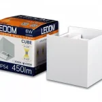 Árcsökkenés LED line LITE LED outdoor wall lamp 2x3W 3000K IP54 white CUBE LL-478153 SpectrumLED