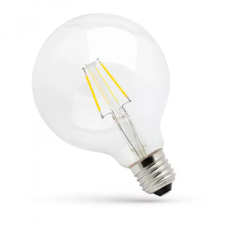 E27 LED-fényforrás, 4 W, filament, Meleg fehér WW 2700K 380lm, WOJ14643 SpectrumLED Különleges ajánlat