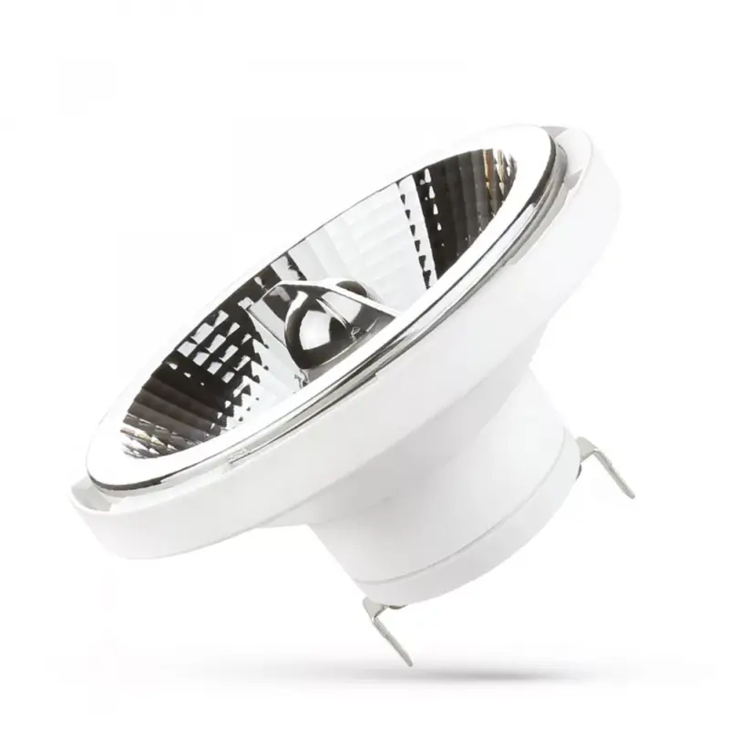 Biztonságos vásárlás AR111 G53 LED-fényforrás, 12 V, 11 W, Természetes fehér, fehér, 5 év garancia NW 4000K 800lm, WOJ14554_11W SpectrumLED