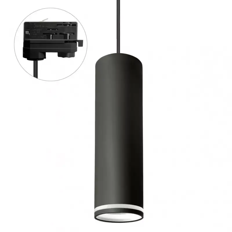 Legkelendőbb MADARA MINI RING GU10 SUSPENDED FOR TRACK 3F 230V IP25 fi55*200mm FEKETE SLIP003021 SpectrumLED