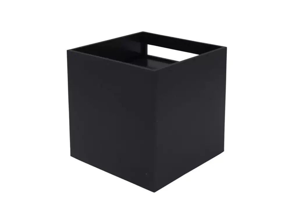 Szuper akció LED wall light 2x3W 3000K IP65 black CUBE LL-478146-II SpectrumLED
