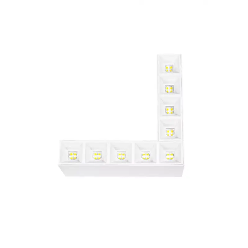 Árengedmény ALLDAY INSPIRE ELEMENTS L DARK LIGHT Lineáris lámpa, 8W, 50°, IP20, szabályozható, Természetes fehér, fehér, 5 év garancia WOJP07172 SpectrumLED